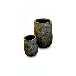 R4146 Uzun Lüks Antik Beton Saksı | Dekoratif Beton Saksı