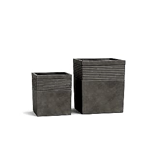 R6001 Kare Beton Saksı | Modern İç & Dış Mekân Beton Saksı